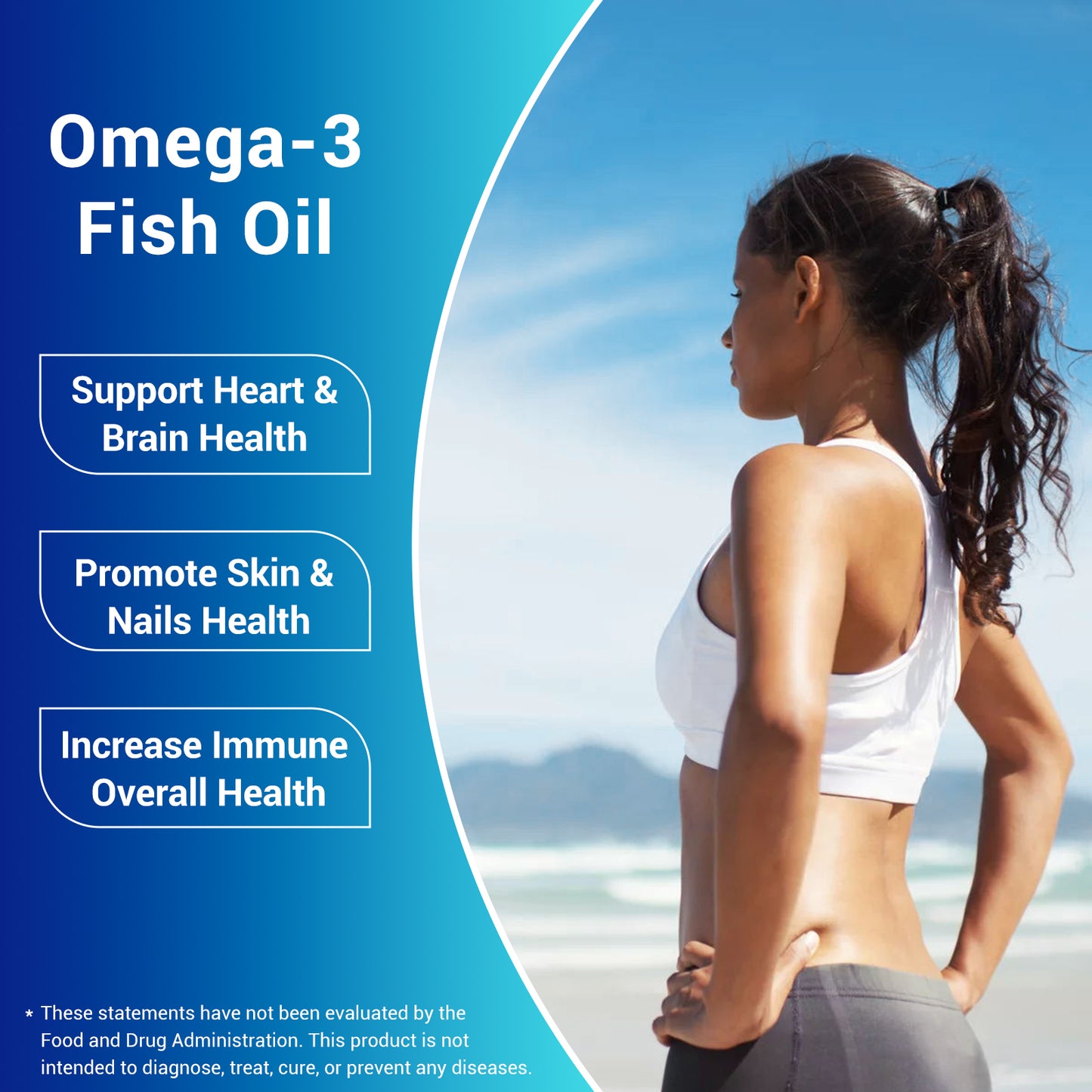 Triple Strength Omega 3 Fish Oil｜3000 mg Fish Oil Supplements｜120 Softgels