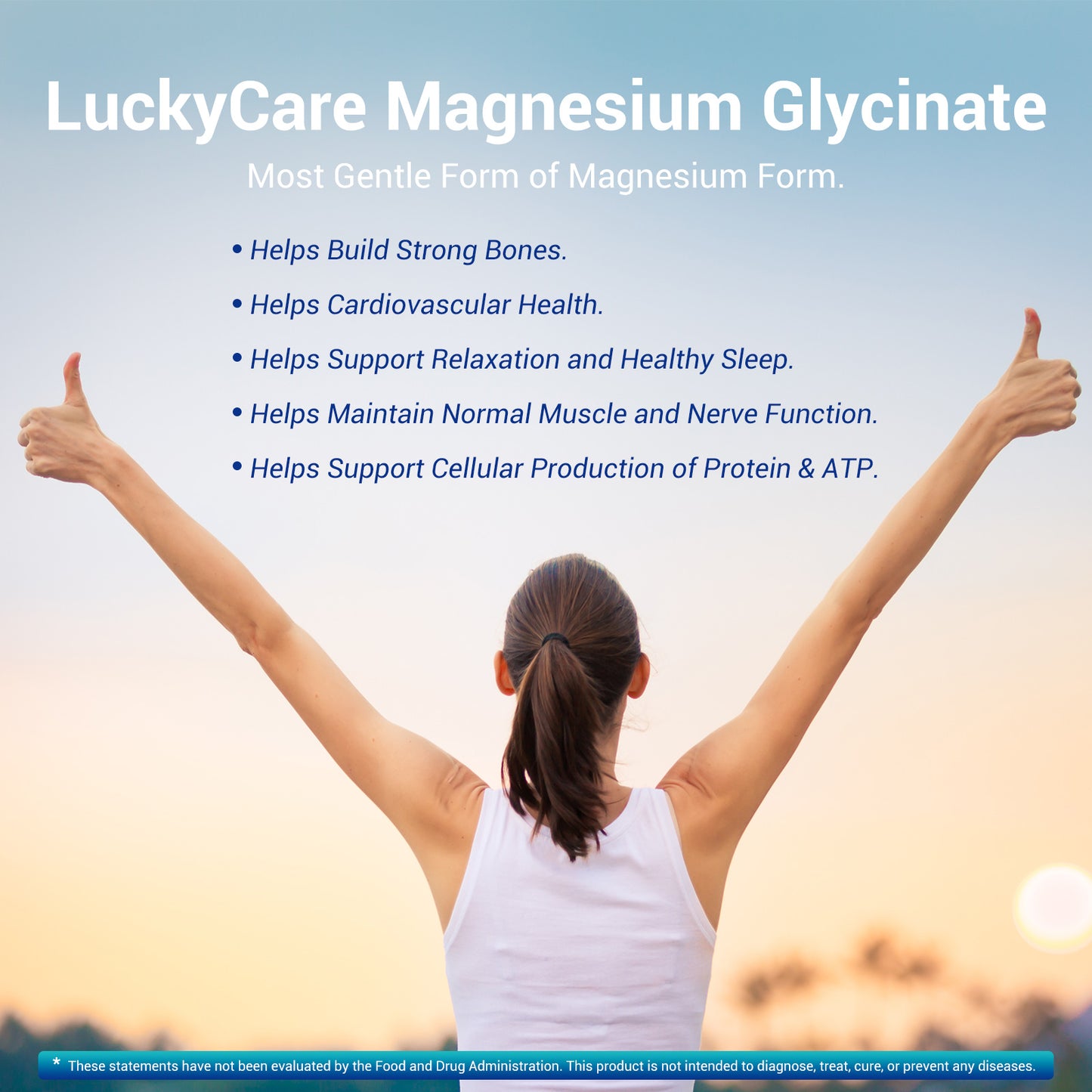 Magnesium Glycinate 500mg | 240 Capsules